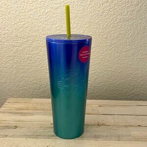 Starbucks Hawaii Collection 24 OZ Stainless Steel Ombré Cold Cup.